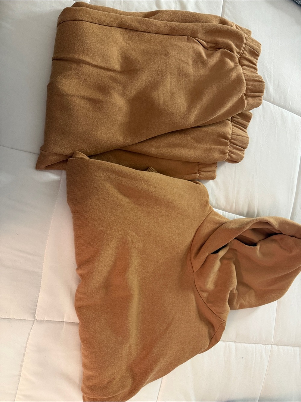 A new day brown sweatsuit